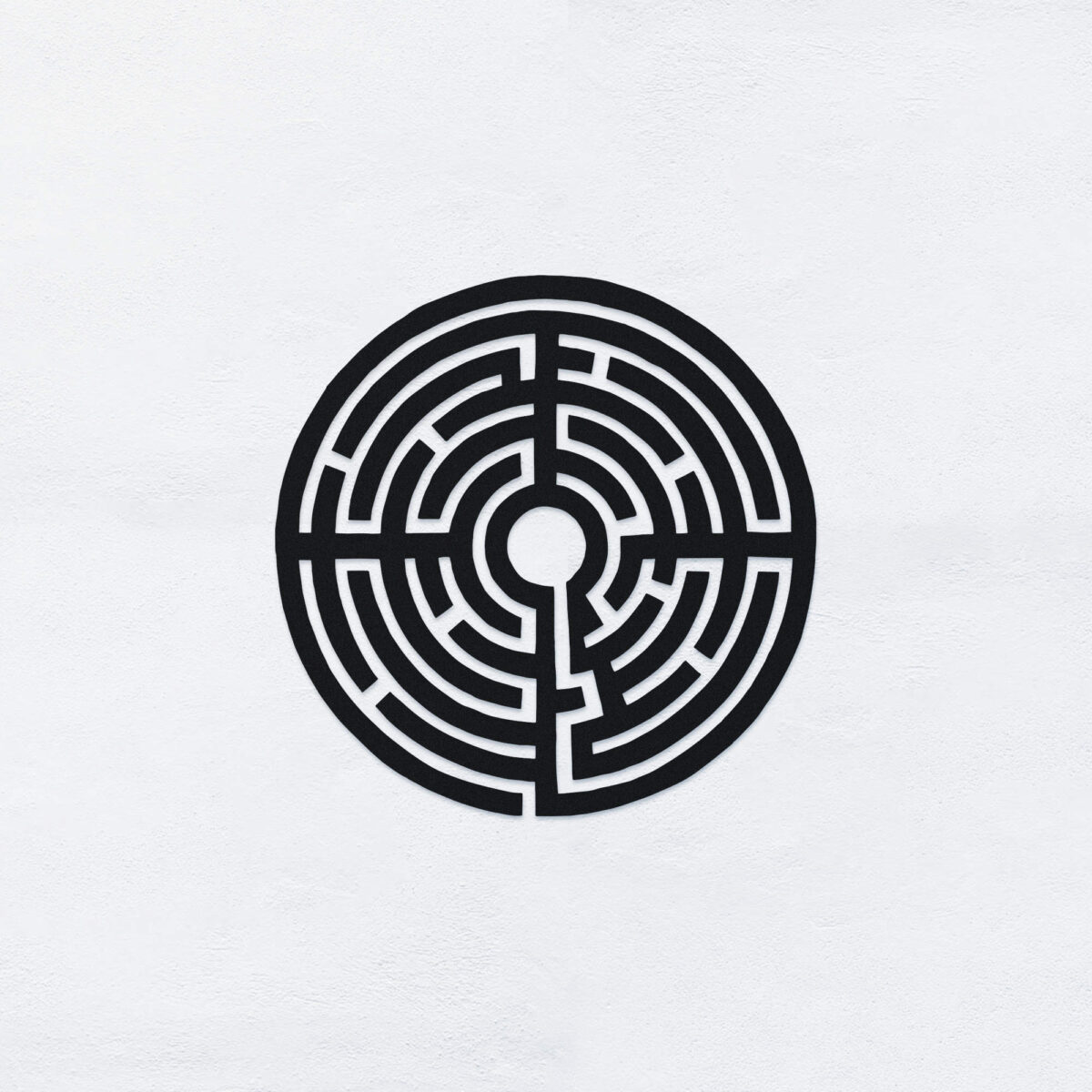 Kovový obraz Labyrinth